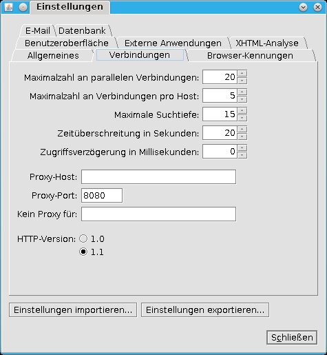 Internet-Einstellungen